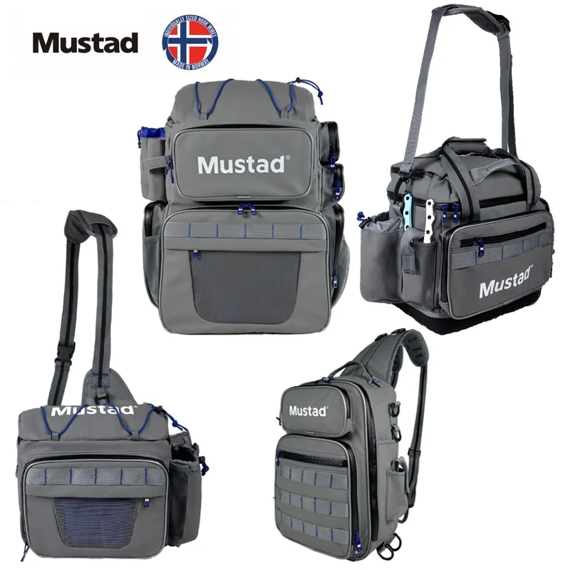 2024 Nuevo bolso de cintura MUSTAD Gaming Time, bolso de hombro, mochila, bolso, espacio de almacenamiento para pesca al aire libre - imagen 2