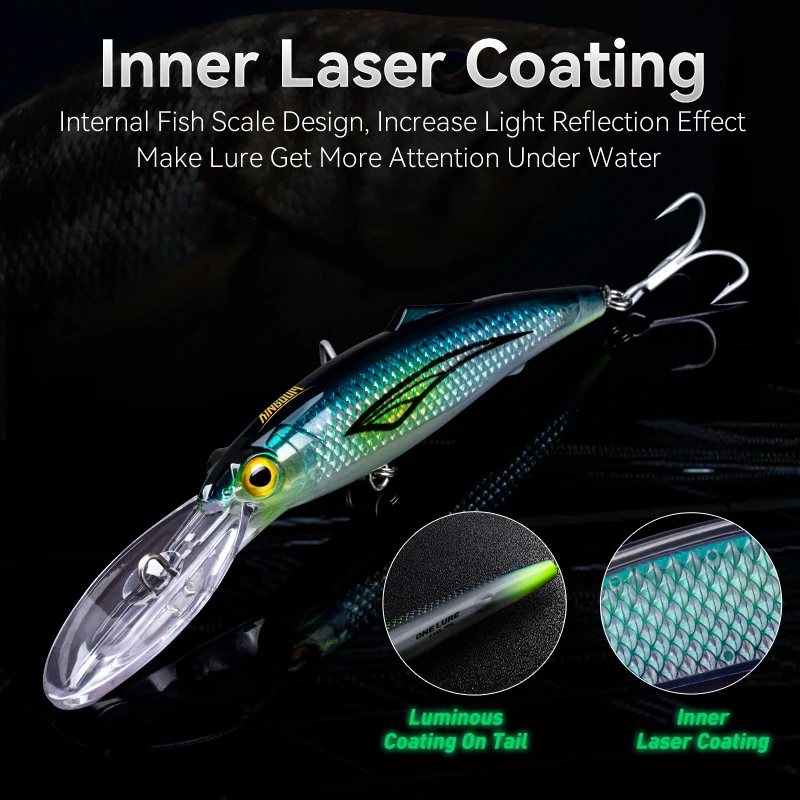 Kingdom Kingpro-SEÑUELOS flotantes artificiales para pesca en el mar, cebos Wobblers para curricán de 74g, Jerkbait, OM145/160 - imagen 3