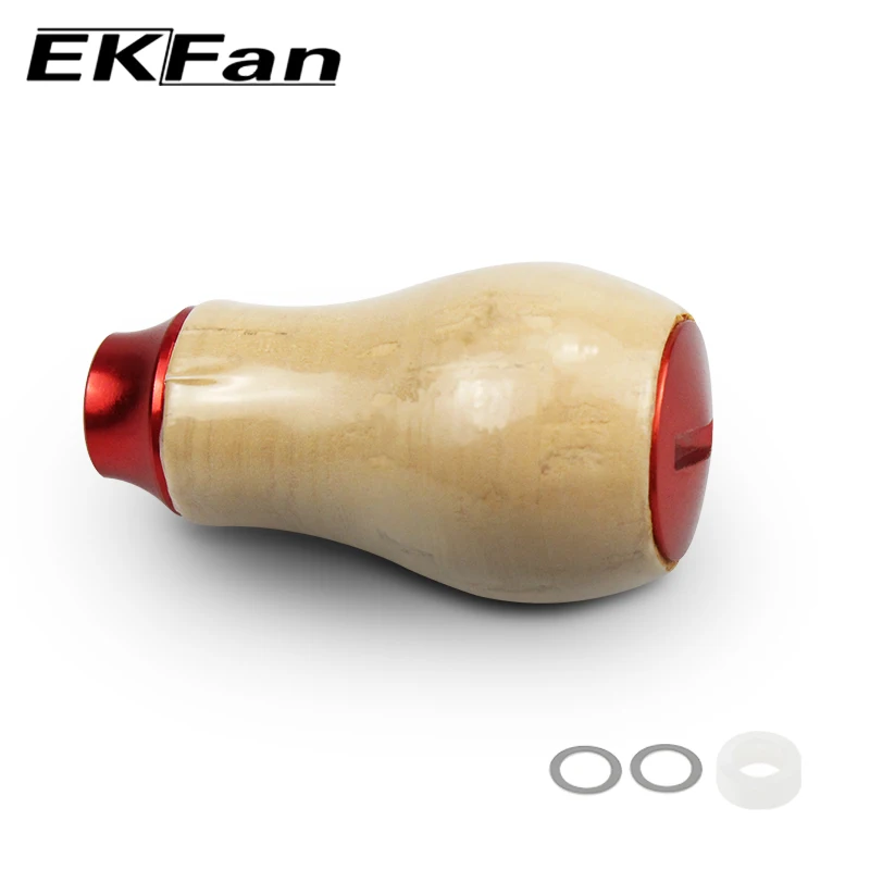 EKFan-traje de perilla de carrete de pesca de madera suave, accesorios de aparejos giratorios SHI y DAI de la serie 1000-5000 - imagen 4