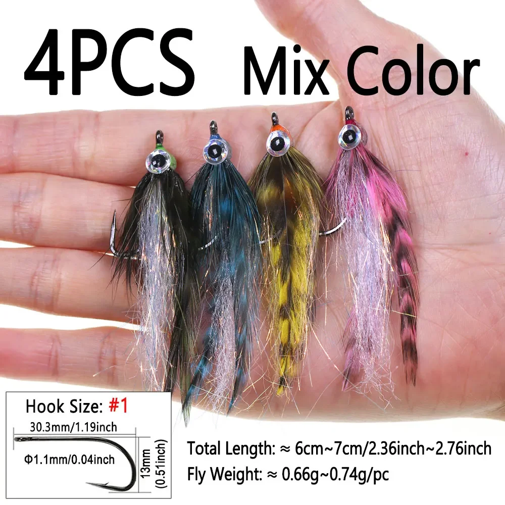 4pcs Mix Color