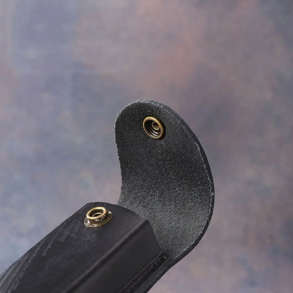 Nuevo Funda para cuchillo de cintura negra, plegable, 4 estilos, linterna, cinturón, equipo de transporte para exteriores, herramienta para exteriores - imagen 3