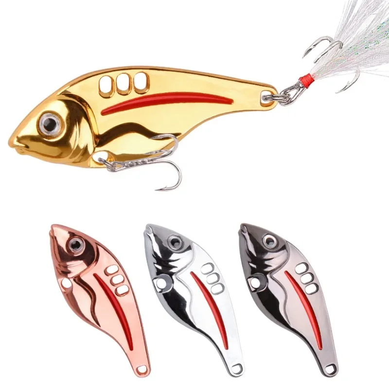 Señuelo de pesca de cuchara de metal, cebo de trucha, fundición Wobbler, accesorios de aparejos de jigging, 10g, 15g, 20g, 1 pieza - imagen 2