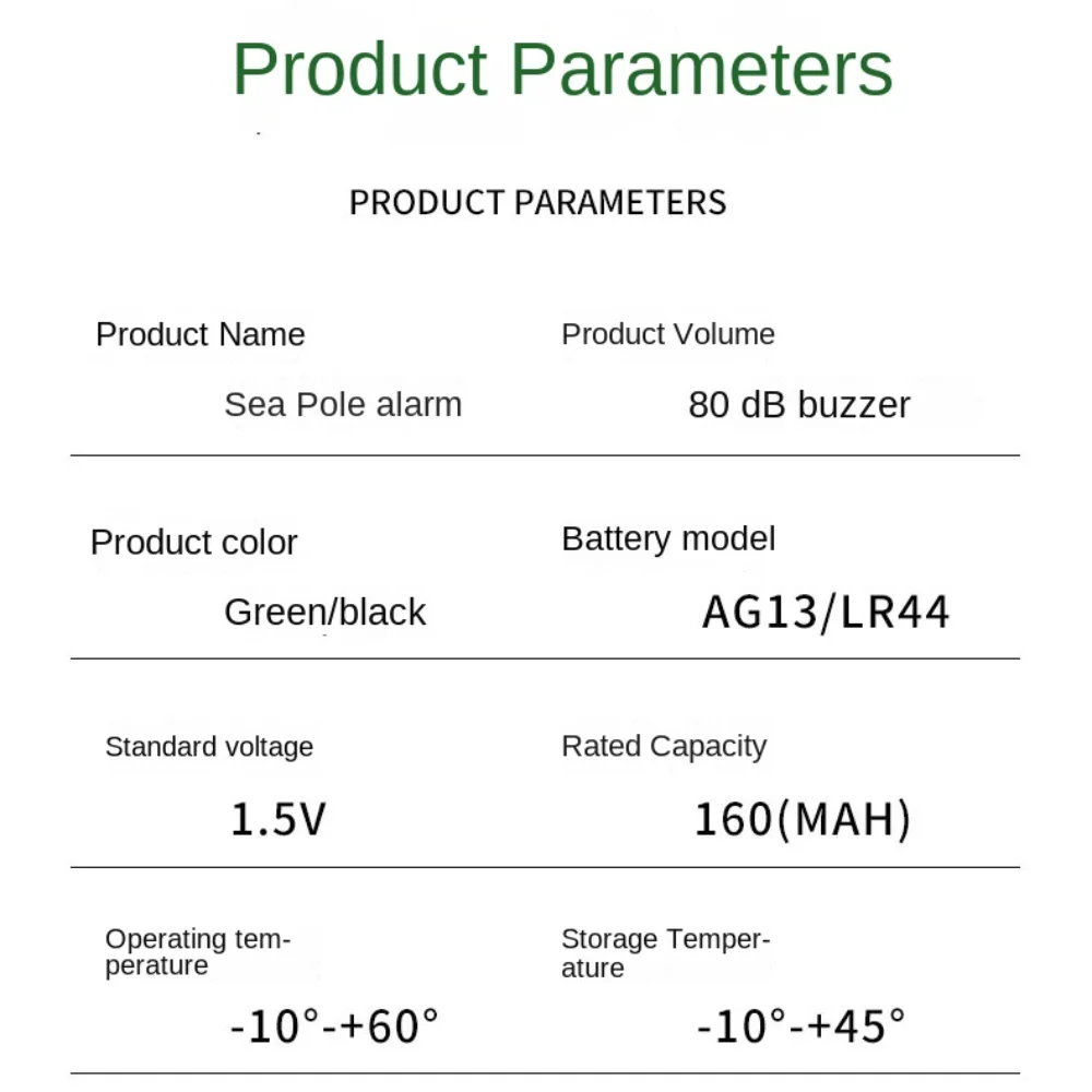 Accesorios para peces, campana de alarma de pesca de alta sensibilidad, sonido, alarma de picadura de pescado, caña de pescar con Clip, zumbador de caña de pescar - imagen 5
