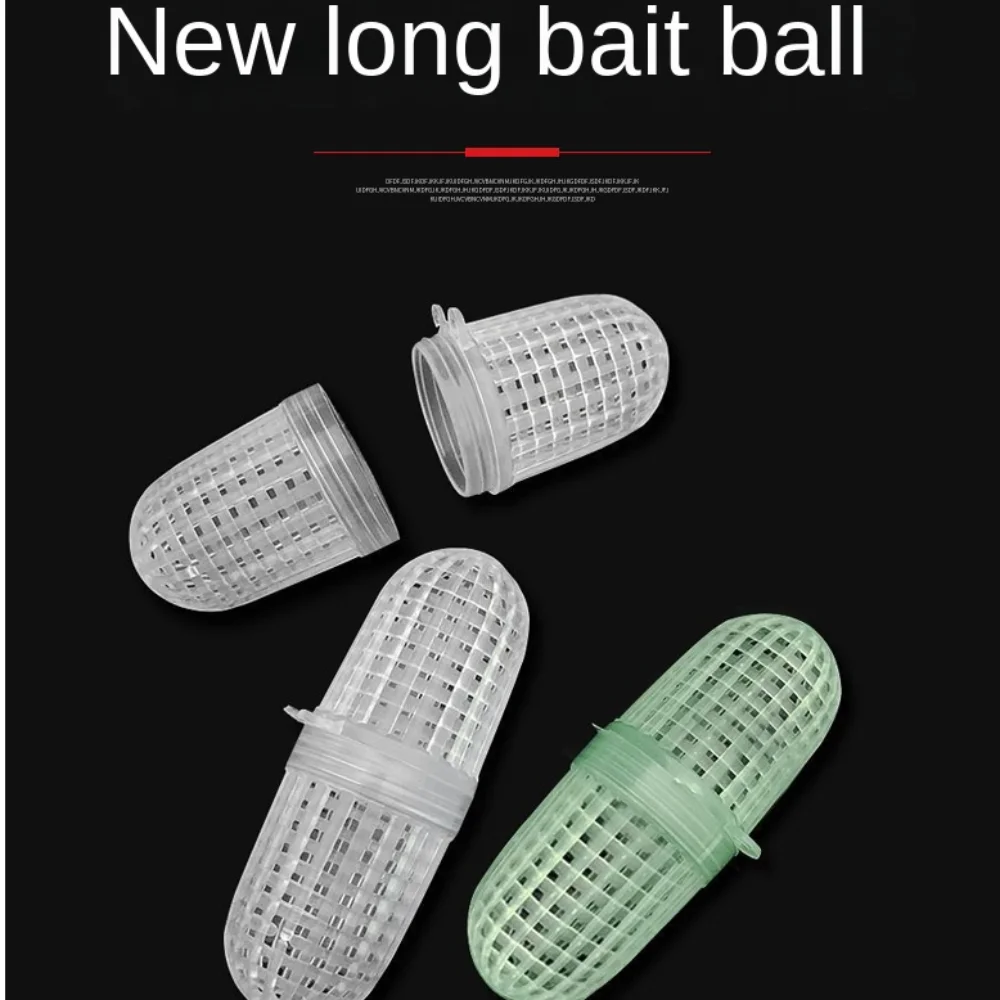 Señuelo de pesca duradero, aparejo de jaula de cebo, cesta luminosa, soporte de alimentador dividido, cesta de alimentador de natación conjunta, 10 unidades por juego - imagen 2