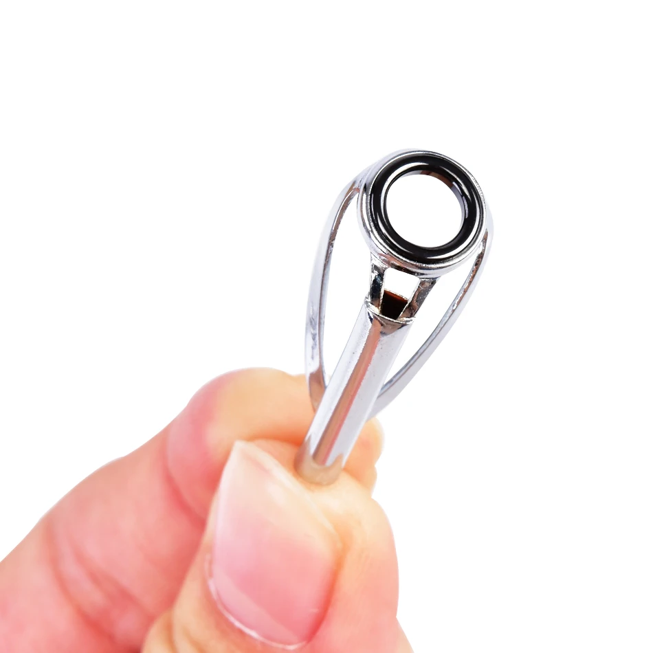 10 uds/Kit SIC CR soporte de guía superior anti-enrollado versión mejorada anillo de caña guía de reparación accesorio de caña de pescar de repuesto - imagen 5