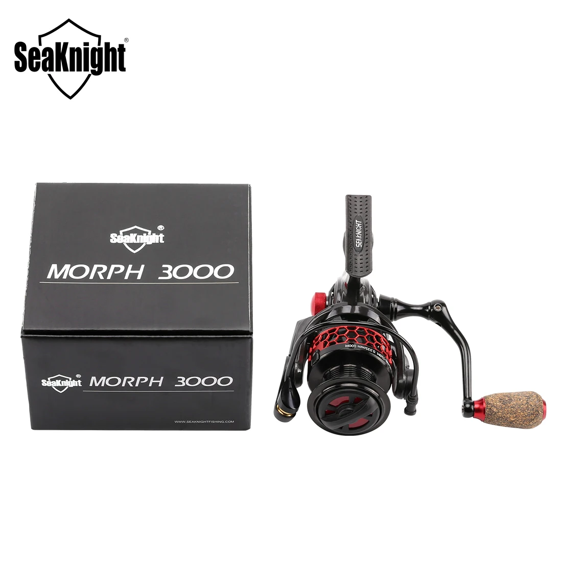 Carrete giratorio SeaKnight marca MORPH2000 5,2: 1 8KG carrete de pesca con potencia de arrastre C60 rueda giratoria de fibra de carbono para pesca de carpa 2000 - imagen 4