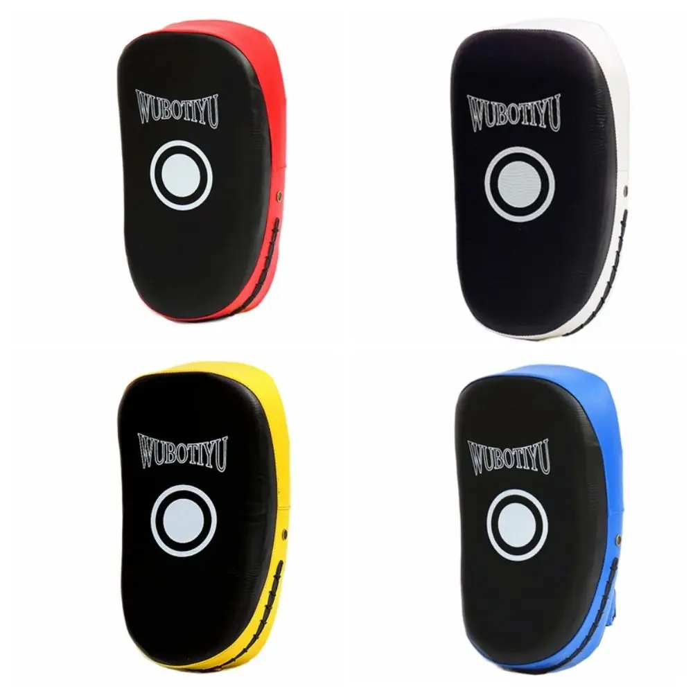 Bolsa de arena, manoplas de boxeo, punzón de enfoque, objetivo de entrenamiento de boxeo profesional, objetivo de pie de cuero PU, almohadilla de patada de Taekwondo, Muay Thai - imagen 4