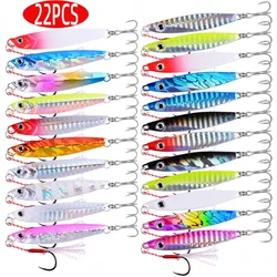 Jigs de fundición para lubina – Juego de señuelos 7-40g