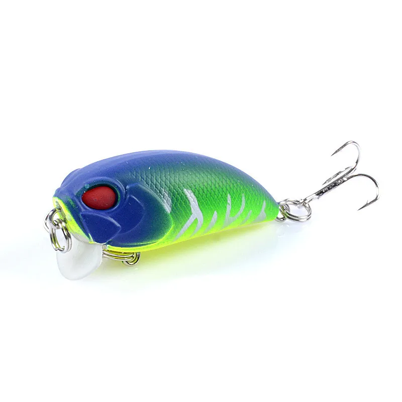 Señuelos de Pesca Crankbait, cebo duro Artificial Wobblers, 5cm, 7g, 6 colores, accesorios de Bassbait, 2022 - imagen 2