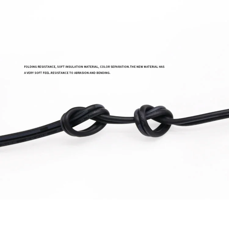 5m/10m/20m UL2468 Cable eléctrico de 2 pines Cable de tira de LED de extensión de PVC con aislamiento de cobre estañado calibre 16/18/20/22/24/26/28/30 AWG - imagen 4