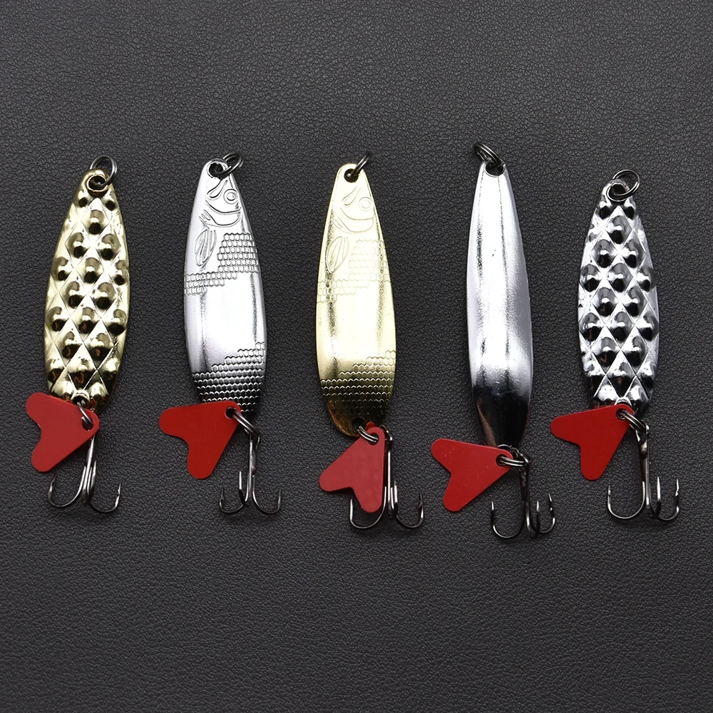 JYJ 1 caja 3,5g 4,5g 5g 6g 7,5g 8g 10g todo tipo de cebo de señuelo VIBE, señuelo de cuchara wobbler pesca VIB para peces de aguas profundas cebo - imagen 4