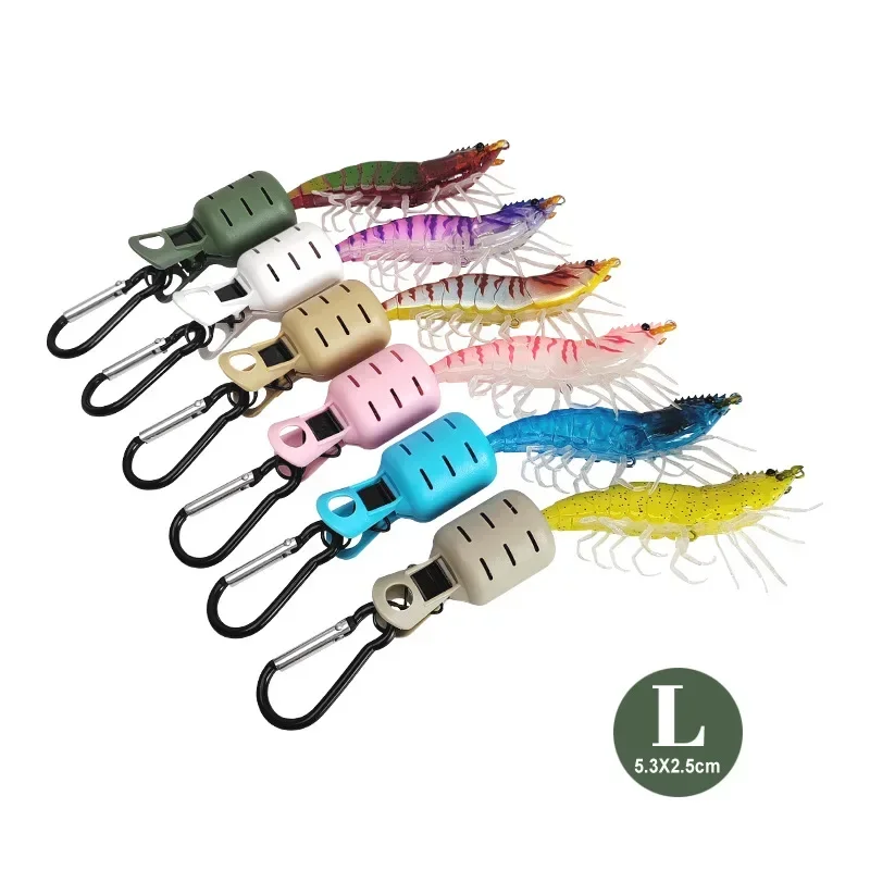 6 unids/set calamar Jig gancho cubierta anzuelos de pesca cubierta paraguas gancho tapas Protector plantillas de pesca señuelo tapas de seguridad accesorio de pesca - imagen 3