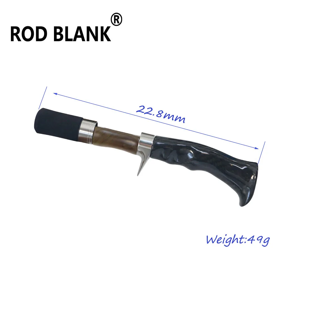 Kit Empuñadura Caña Trucha – Asiento Carrete Madera y Carbono - imagen 4