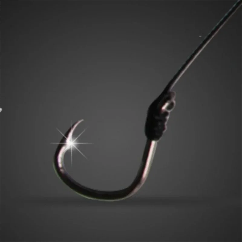 YSN 5 uds gancho de cuerda grupo de pesca línea antibobinado fuerte línea de caballo gancho de cuerda 3 # -13 #   Accesorios para aparejos de pesca - imagen 4