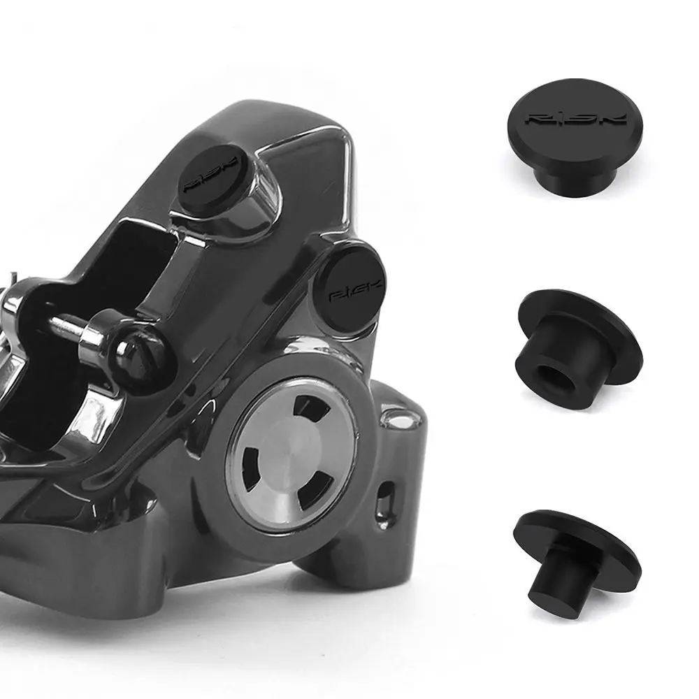 4 Uds nuevas tapas de boquilla de llenado de freno a prueba de polvo DIY reparación tapa de tornillo de purga cubierta antipolvo para engranajes de ciclismo Shimano - imagen 4