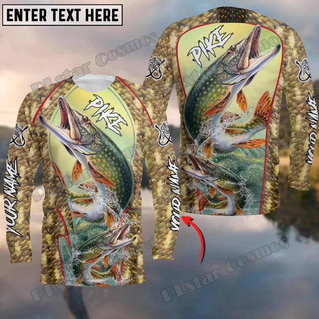 Sudadera con cuello redondo para hombre, Jersey informal de manga larga con nombre personalizado, estampado 3D, piel de atún y Mahi, QDY68 - imagen 5