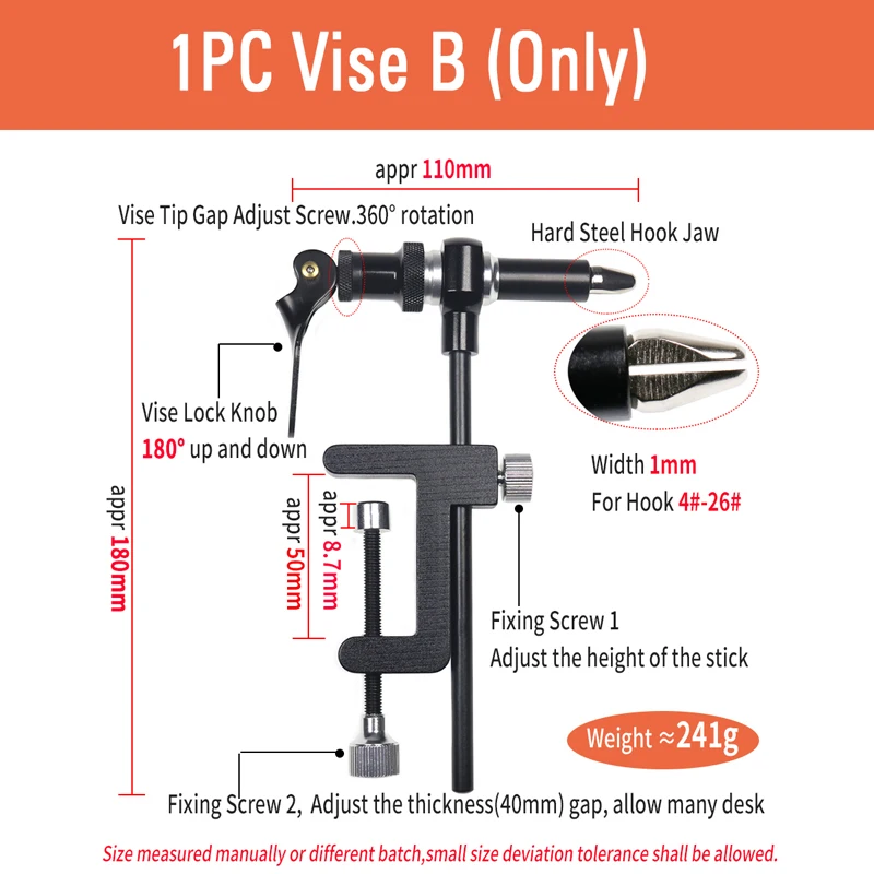 1pc Vise B only