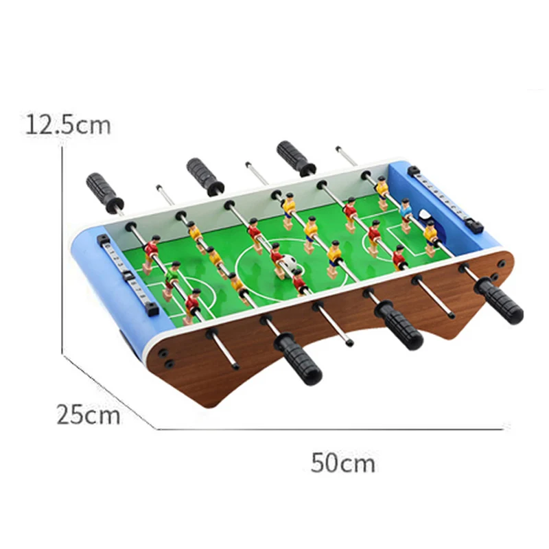 Mesa de juego de fútbol de madera, juego de mesa de futbolín con bola, fácil de montar, para el hogar, sala de juegos, amigos, niños, regalo familiar, 50CM - imagen 3
