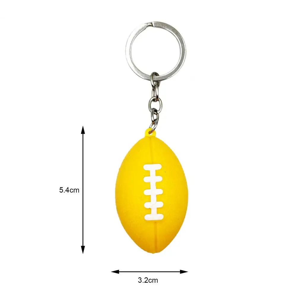 llavero de rugby en detalle