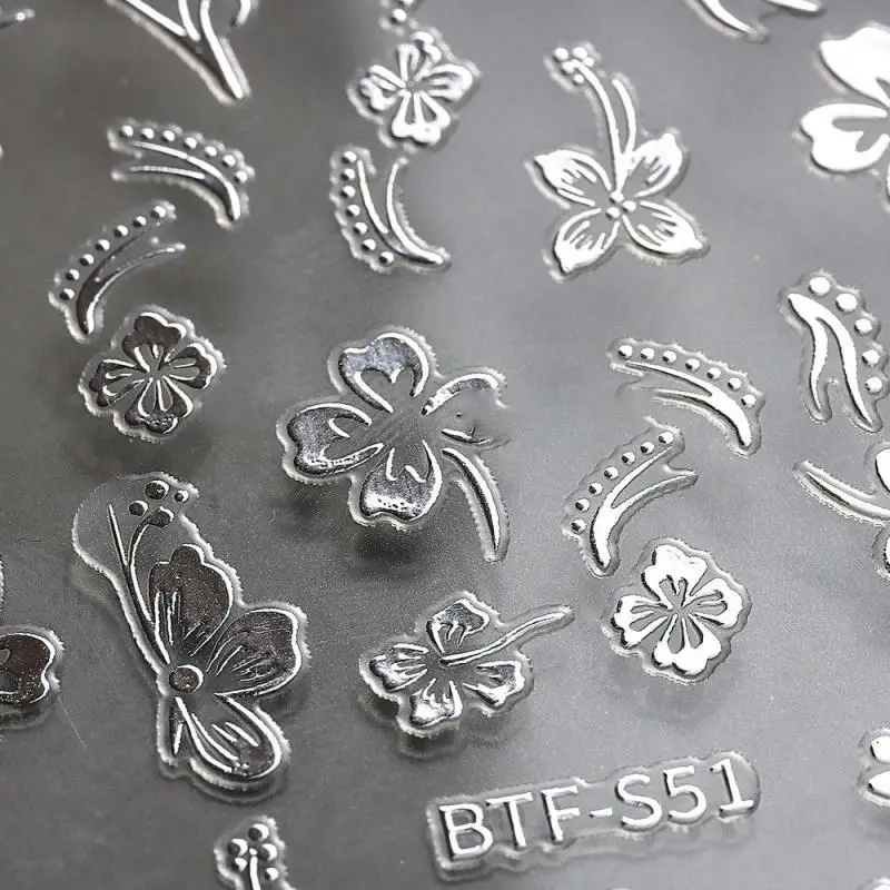 Pegatinas de uñas de 1,5g, materiales seleccionados, temperamento versátil, verano fresco, se muestra, pegatinas decorativas populares, 8cm x 10,5 cm - imagen 3