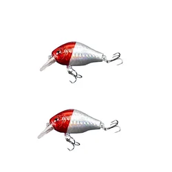 Señuelo Rock Fat Little Rocker Minnow – Cebo duro cabeza roja