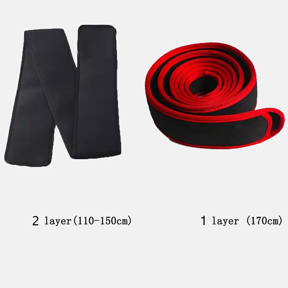 Bolsa para caña de pescar resistente al desgaste, estuche de almacenamiento de bolsillo grueso suave, bolsas protectoras, manga para poste, 2 capas, 190cm-110cm, aparejos de mar para señuelos - imagen 4