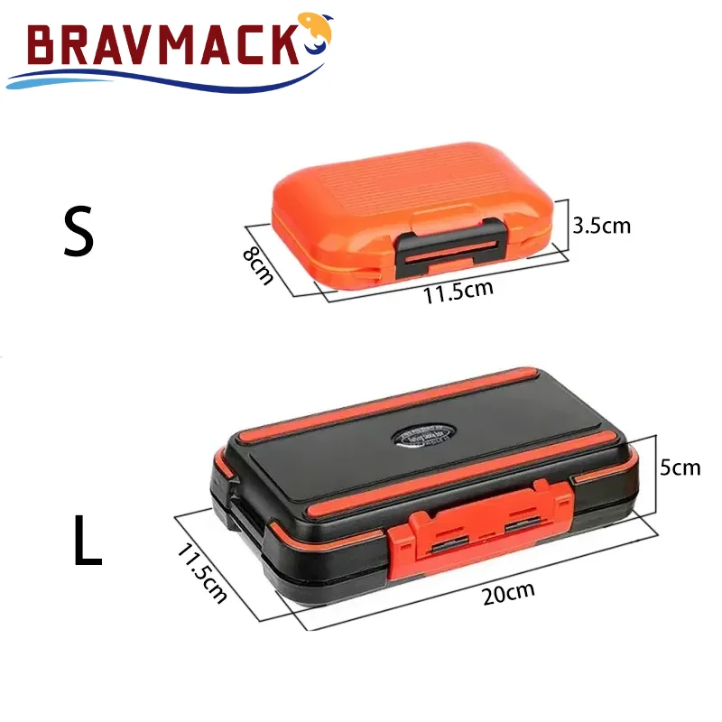 Caja de aparejos de pesca impermeable, accesorios de pesca, caja de almacenamiento, anzuelo, señuelo, caja de cebo falso, herramienta de pesca - imagen 2