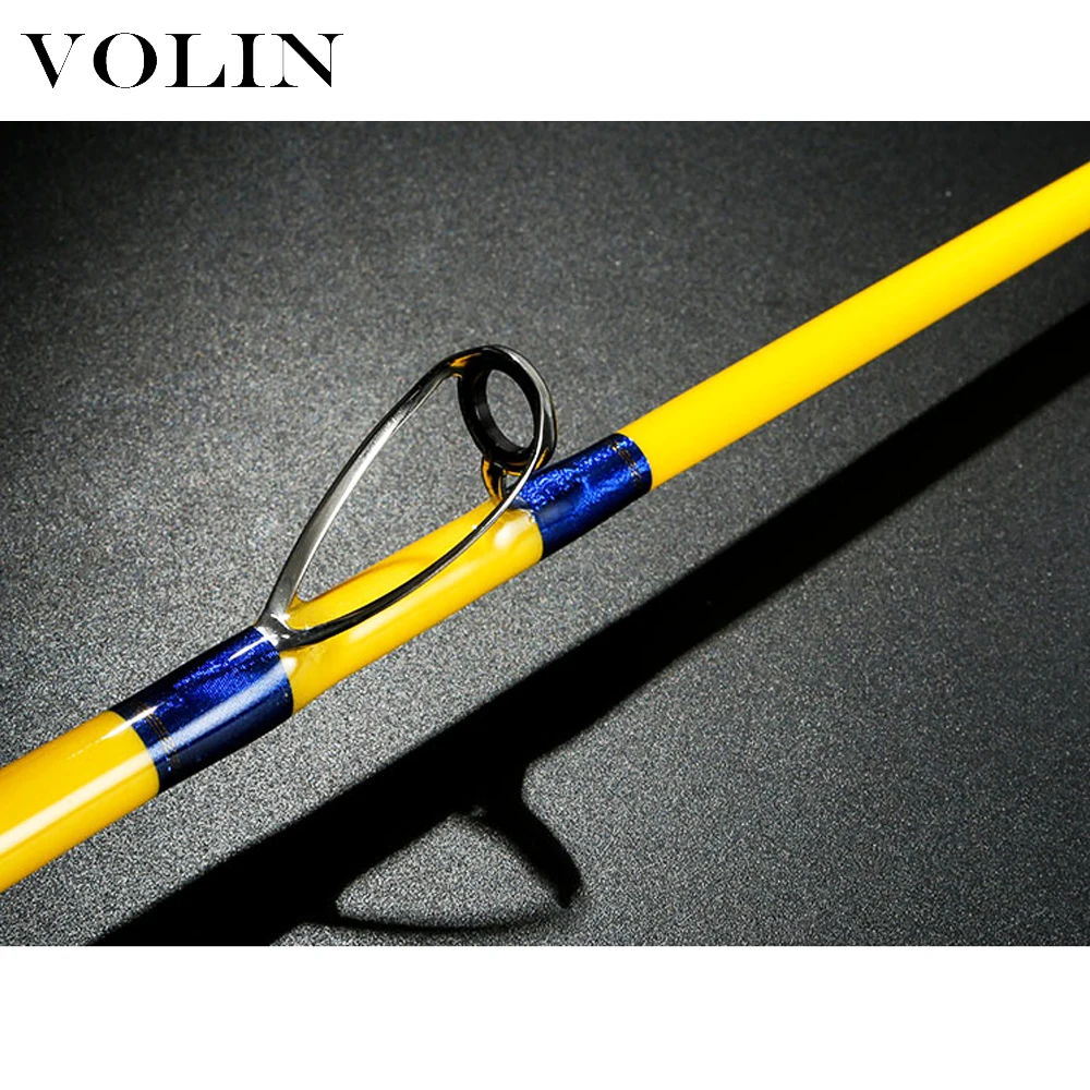 VOLIN-caña de pescar de Jigging lento, 1,6 m, 1,7 m, 1,9 m, XH, power Ocean, caña de pescar de carbono para barco - imagen 3