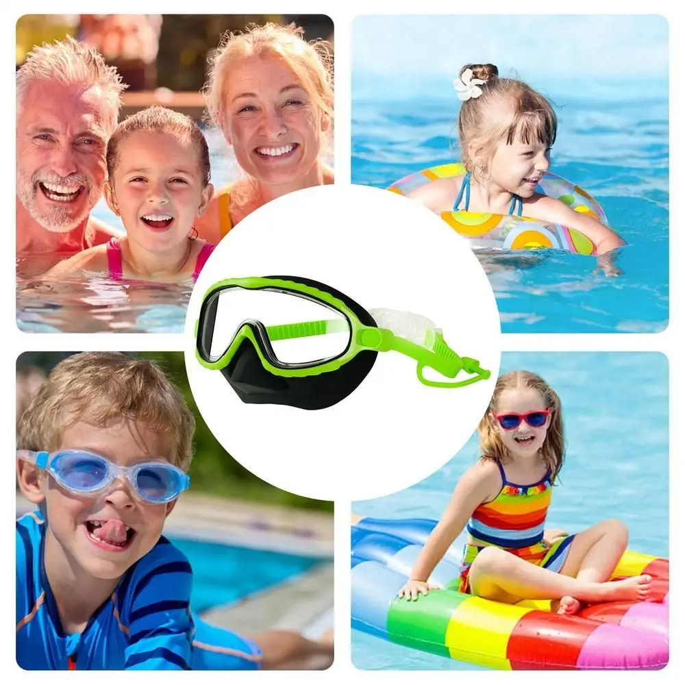 Gafas de natación infantiles antiniebla – Montura grande de silicona - imagen 5