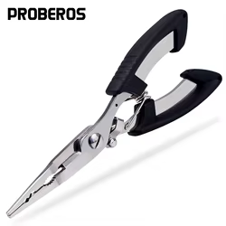 Alicates de pesca multifunción de acero inoxidable, tijera, línea trenzada, señuelo, removedor de anzuelos, herramienta de aparejos de pesca, pinzas para cortar pescado, tijeras
