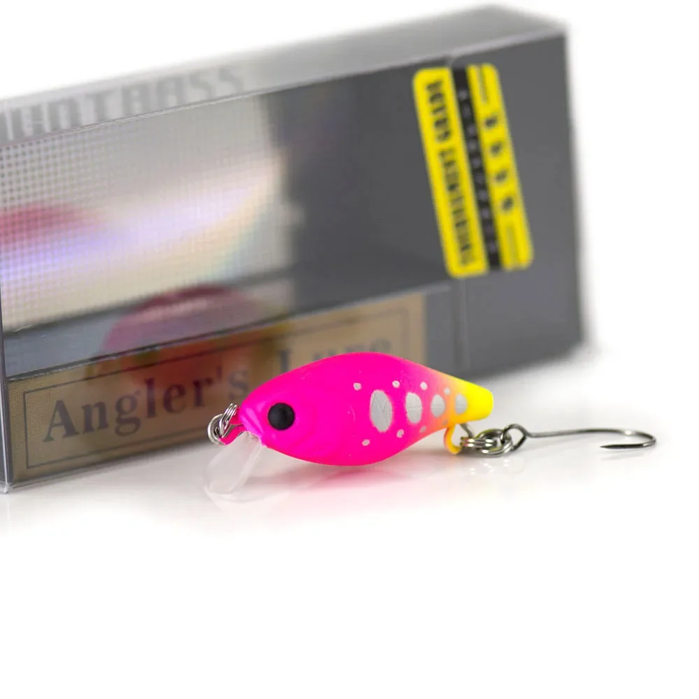Countbass Crank Bait 30mm 1-3/16 "2,2g 5/64 oz, señuelos duros de plástico, cebos flotantes para pesca de salmón, Crankbait con anzuelos individuales - imagen 3