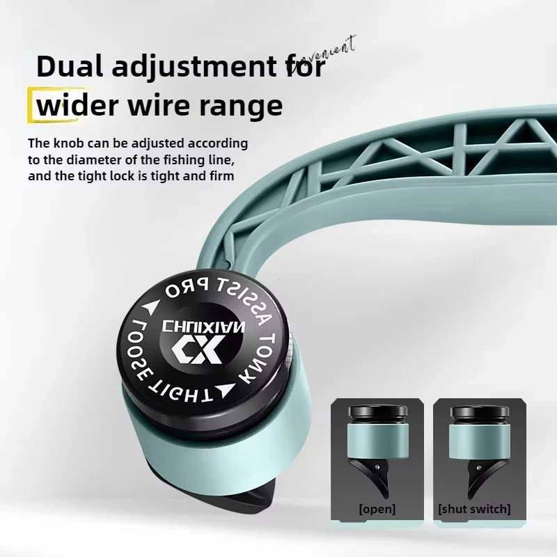 Nudo auxiliar de línea frontal de pesca, herramienta de anudado fácil y rápida, adecuado para pescadores, línea de carbono, nudo GT PE, 1 ud. - imagen 3