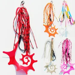 Anzuelo de silicona para pesca en el mar, gancho de ayuda para jigging, 10 piezas, 13 #