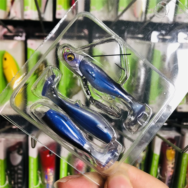 LURETV Japón RAID cebo suave brillo plomo gancho LIBERO set 5g7g en stock 8038 - imagen 3