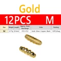 12PCS size M Gold