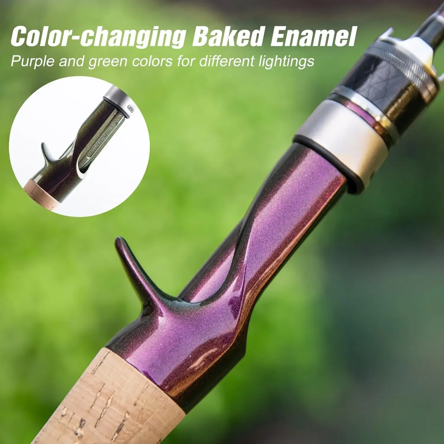 Goture-caña de pescar ultraligera de alto carbono, anillo guía FUJI, 1,5 m, 1,68 m, cañas de fundición giratorias, UL Power, señuelo para Stream Lake - imagen 3