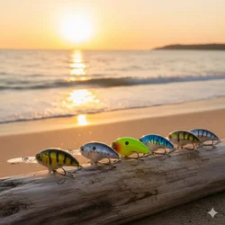 Juego de 10 Señuelos de Pesca de 9 cm y 13 g, Señuelo de Lengua Larga, Minnow, Cebo Duro, Alta Vibración, para Pesca de Lubina, Lucio y Trucha