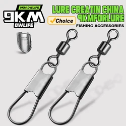 Snaps giratorios de enclavamiento para pesca deportiva