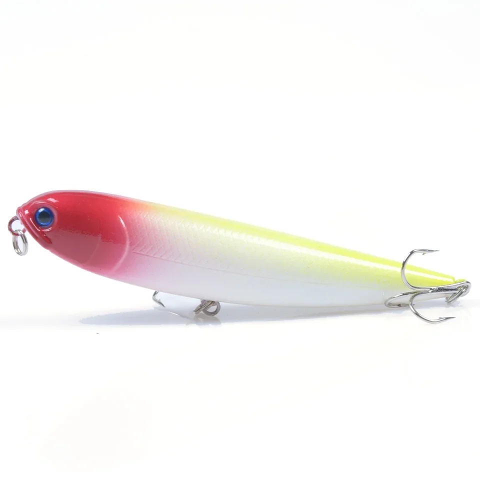 LEOSPORT-Señuelos de Pesca de lápiz duro, 1 piezas, 10cm/g 15,5, cebo Artificial Topwater, aparejos Crankbaits, envío gratis - imagen 4