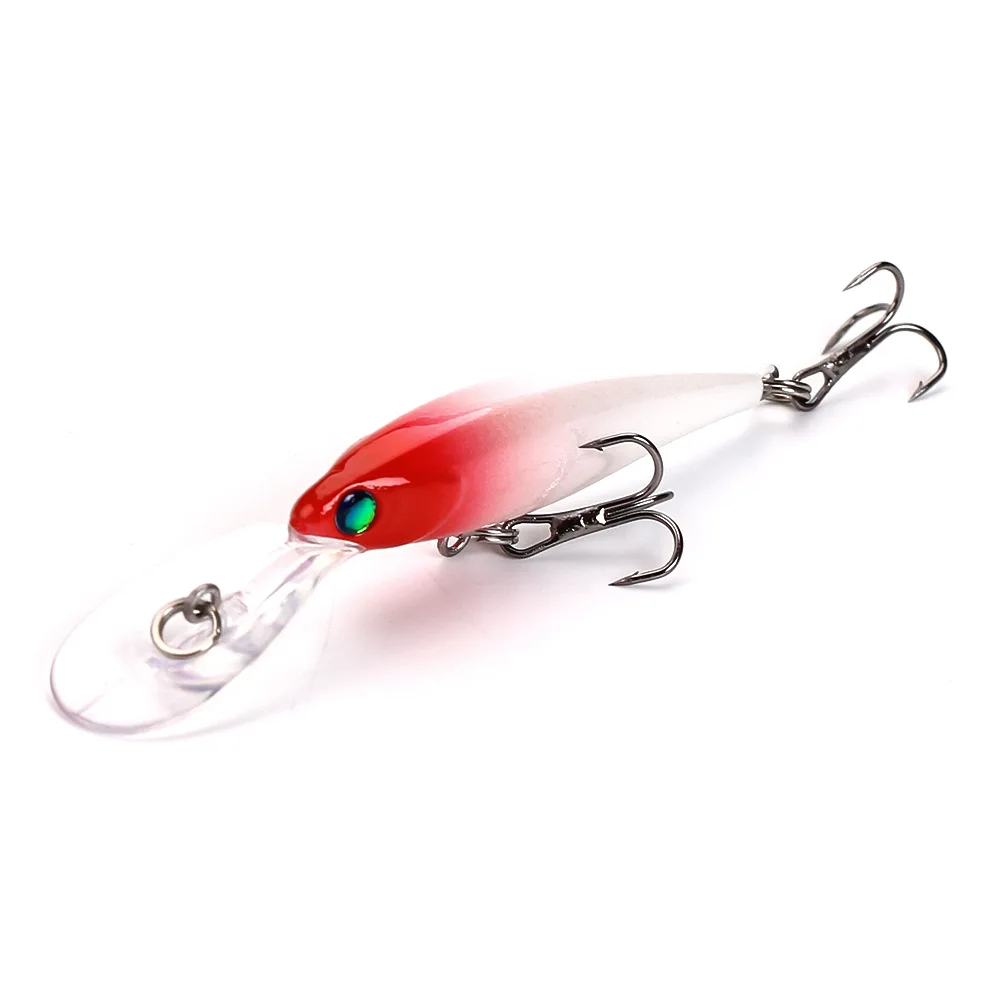 Señuelo flotante para pececillos, cebos duros de 50mm y 3,5g para Pesca de PerchTrout, Crankbait, 1 unidad - imagen 4
