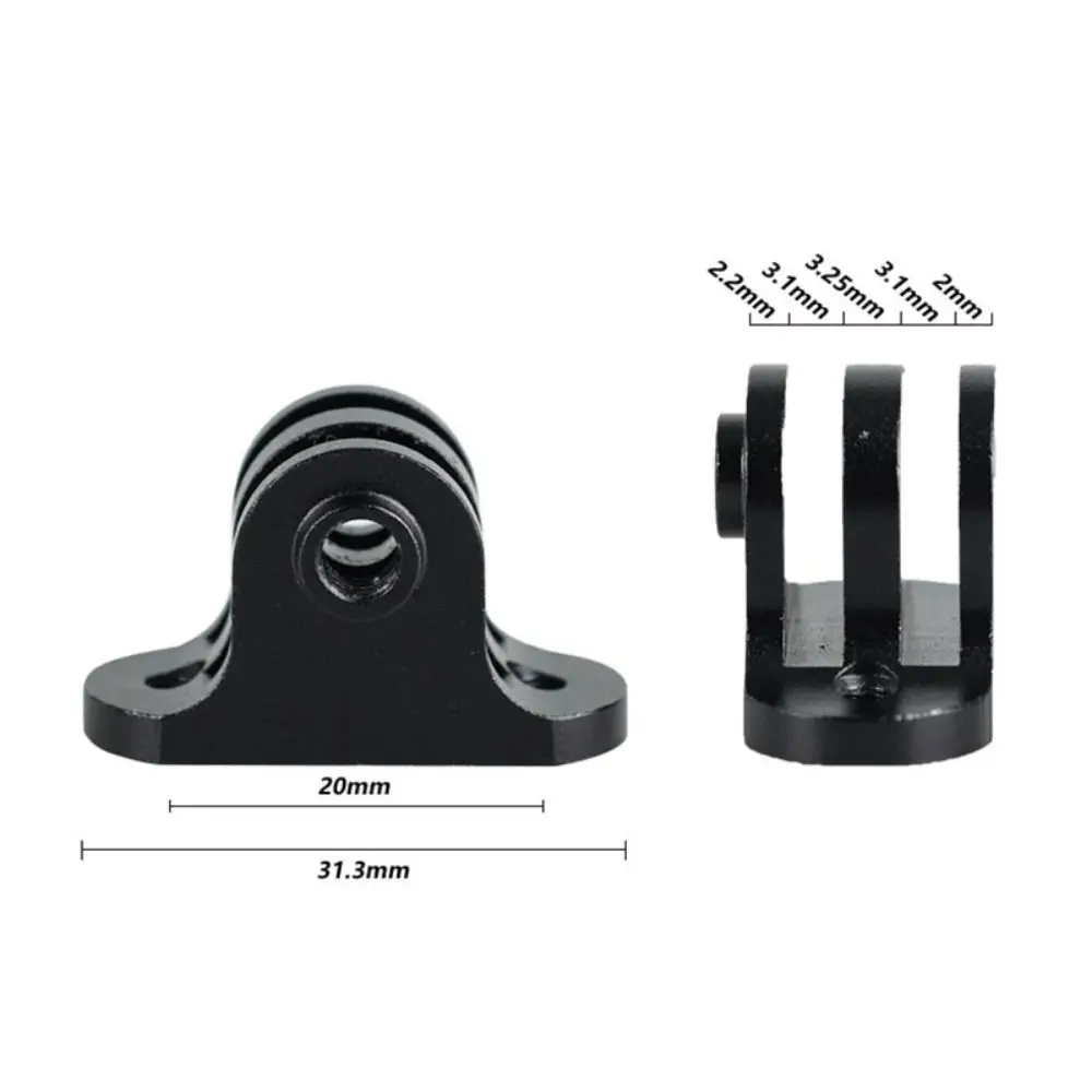 Asiento de conexión duradero, soporte para cámara de bicicleta, fácil instalación, adaptador de soporte de accesorios para bicicleta, 1 Juego de Base de fijación para Gamin/Gopro - imagen 5