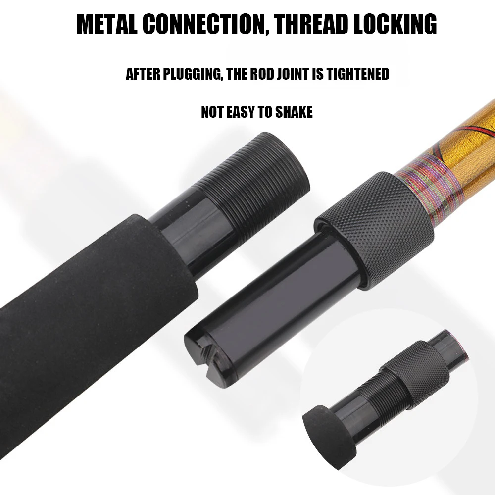 Caña de pescar giratoria con anillo de polea de 1,65 M, 50kg, sección superior superdura, 2 cañas de lanzamiento de larga distancia, caña de pescar para barco marino y océano - imagen 5