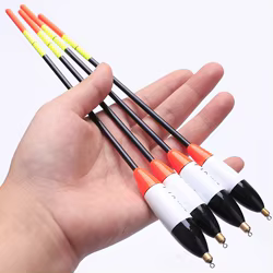 FTK-flotador de abeto Barguzinsky, mezcla de 4 Uds., 2g/3g/4g/5g, flotador de pesca de cola larga, boya Vertical, aparejos de pesca para pesca de carpa