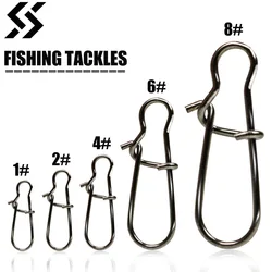 Pin giratorio Luer de acero inoxidable para pesca con enclavamiento