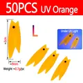 50pcs UV Orange L