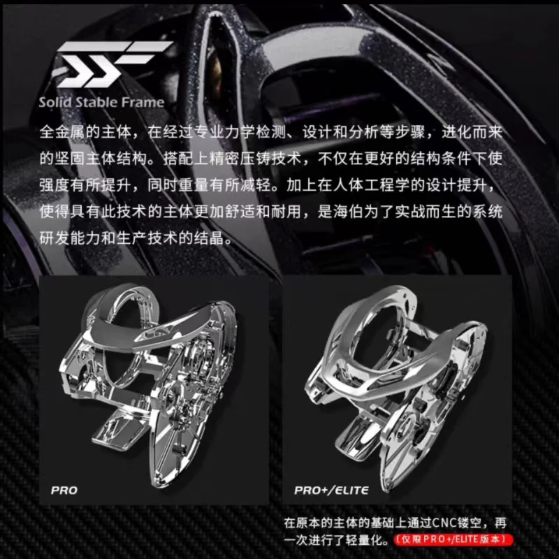 Haibo-carrete De Pesca 2023 ARISE PRO + Baitcasting 11B + 1RB 6,4: 1-8,1: 1, carrete De Pesca De agua dulce, fundición larga para cabeza De serpiente - imagen 2