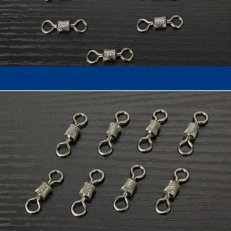 Swivel con rodamiento de bola y anillas snap para carpfishing - imagen 3