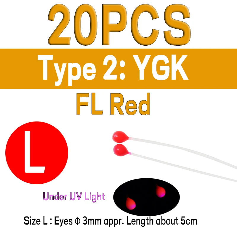 20pcs YGK L FLR