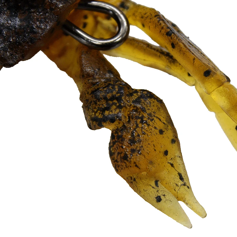 Cebos de cangrejo biónico, cebos de cangrejo simulado, Señuelos de Pesca artificiales, aparejos, cebos, anzuelo doble afilado, cebo Crankbaits de silicona suave - imagen 2