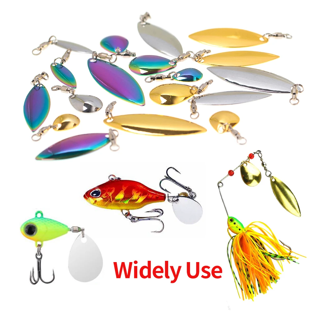 ICERIO Spinner Fishing Lures Wobble Rotating Flash Metal for Crankbaits Bait Artificial Hard Baits Spoon Lure Fly Fishing Pesca - imagen 4